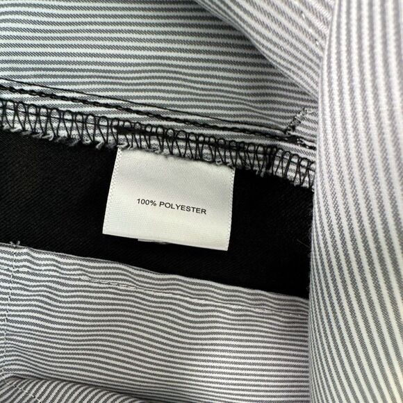 Peter Millar Pants Mens 35x29 Black Golf Dress Flat Front Crown Sport Casual - Picture 10 of 11